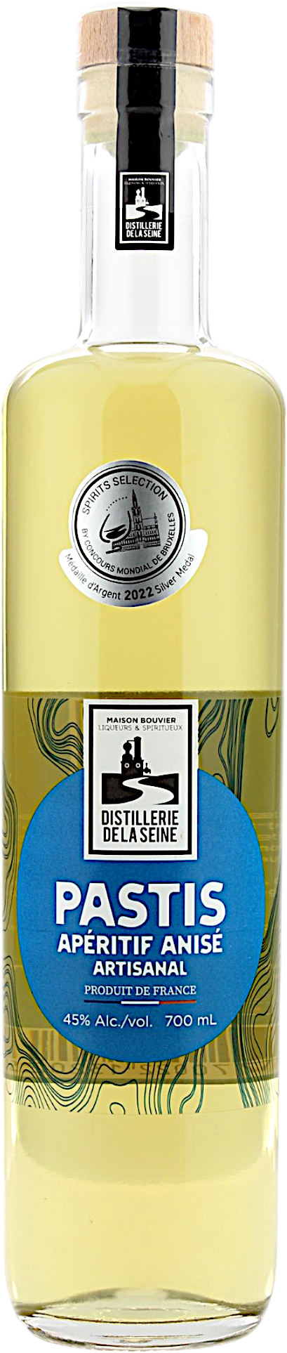 Distillerie De La Seine Pastis Aperitif Anise 45.0% 0,7l