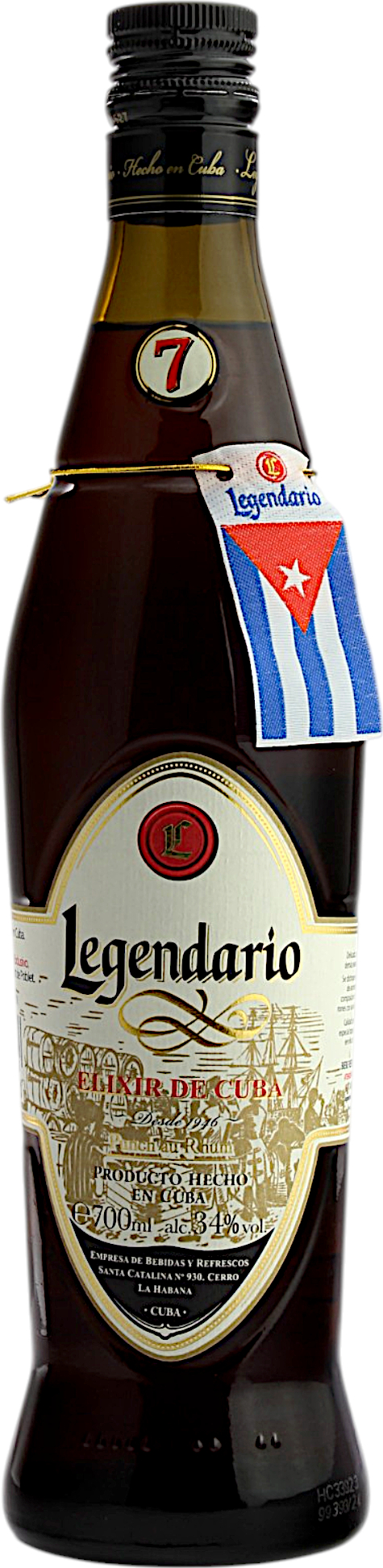 Legendario Elixir de Cuba 34.0% 0,7l