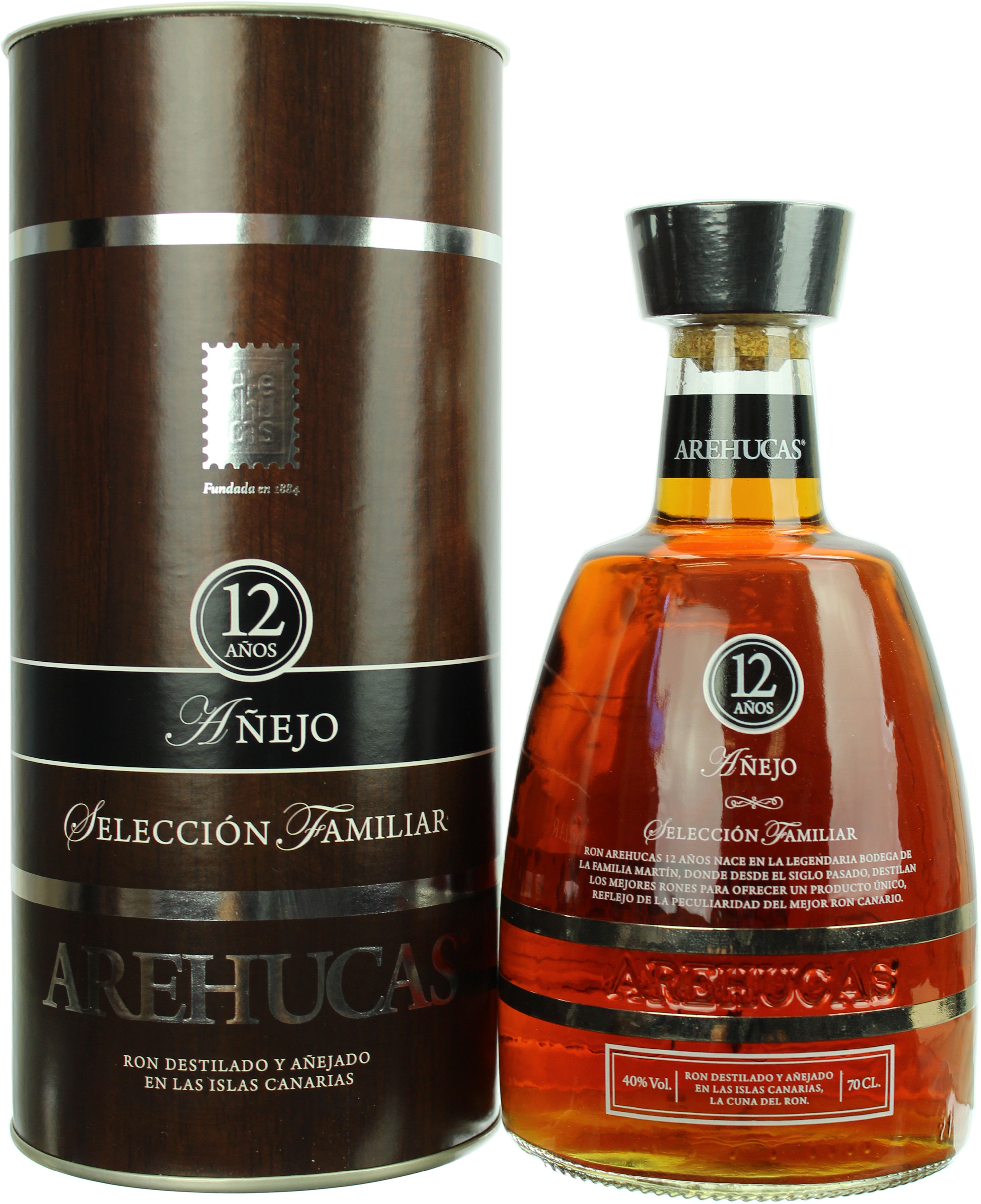 Ron Arehucas 12 Jahre Seleccion Familiar 40.0% 0,7l