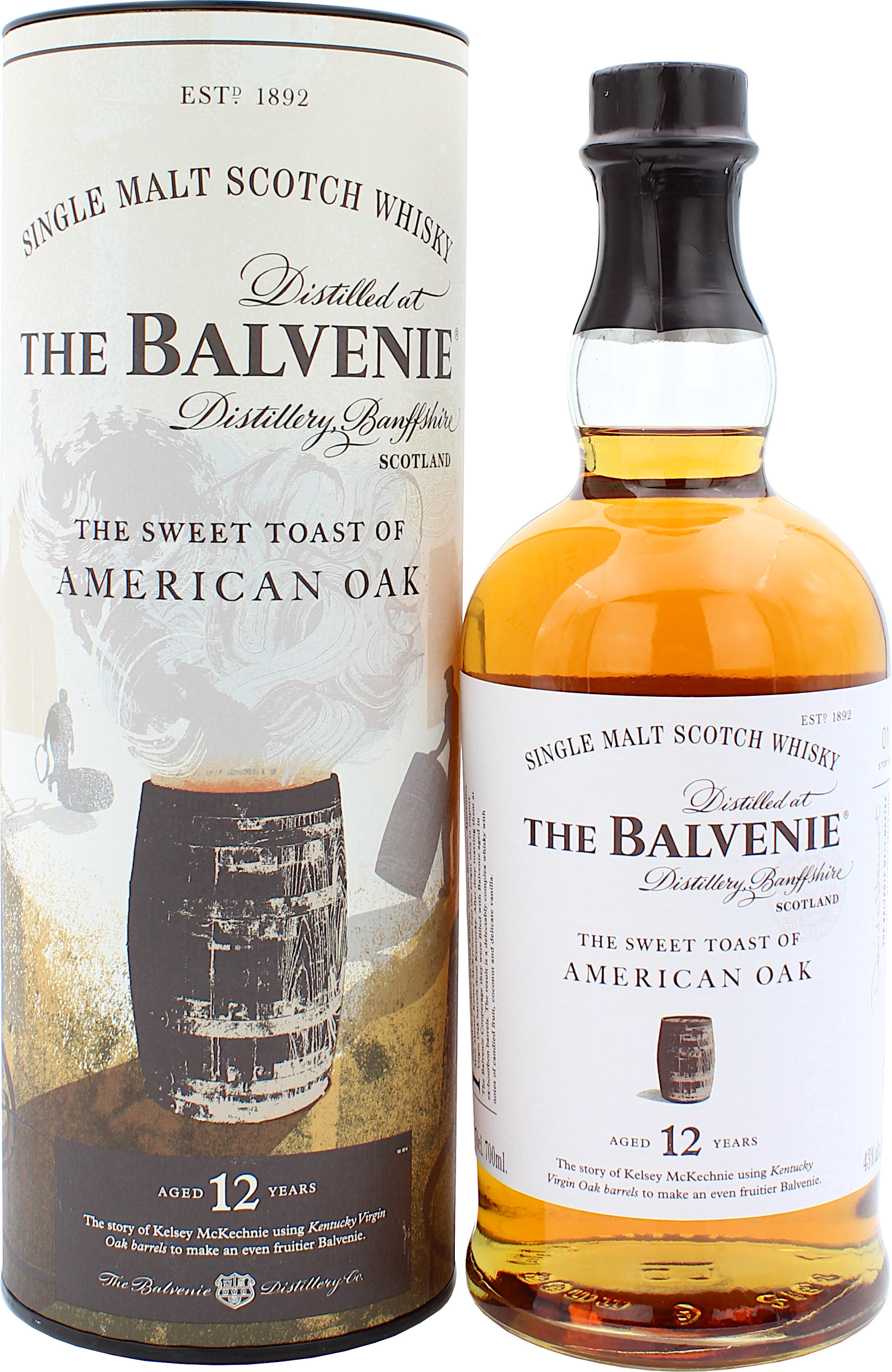 Balvenie 12 Jahre Sweet Toast of American Oak 43.0% 0,7l