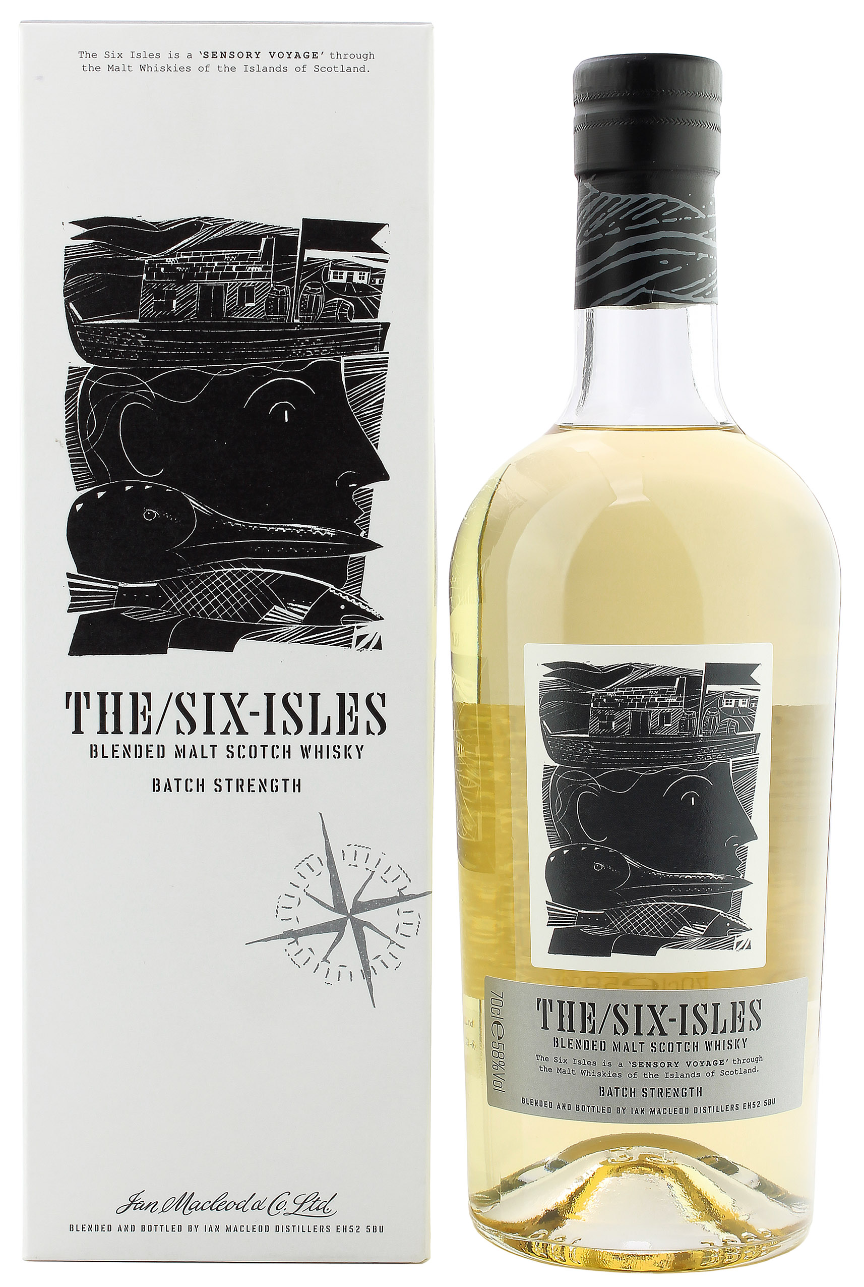 The Six Isles Batch Strength Blended Malt Whisky 58.0% 0,7l
