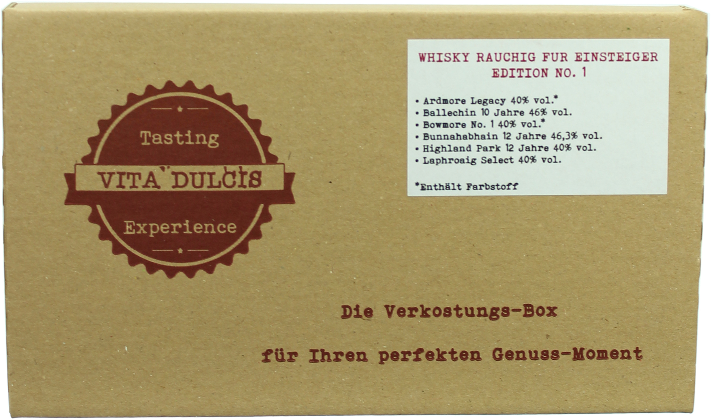 Whisky Tasting-Box "Rauchig für Einsteiger" 42,05% 6x20ml