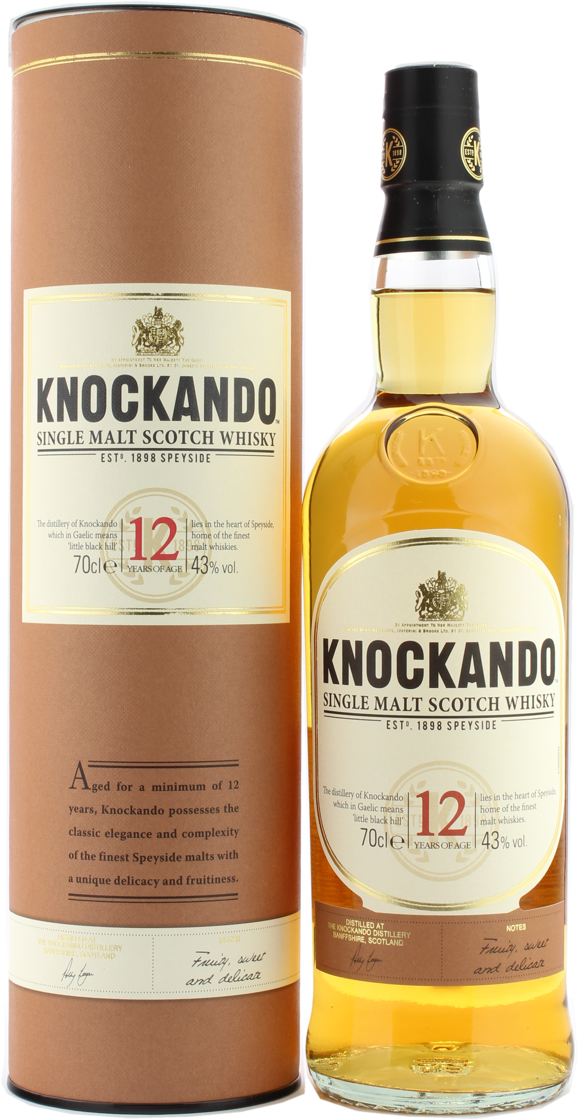 Knockando 12 Jahre in Geschenkpackung 43.0% 0,7l
