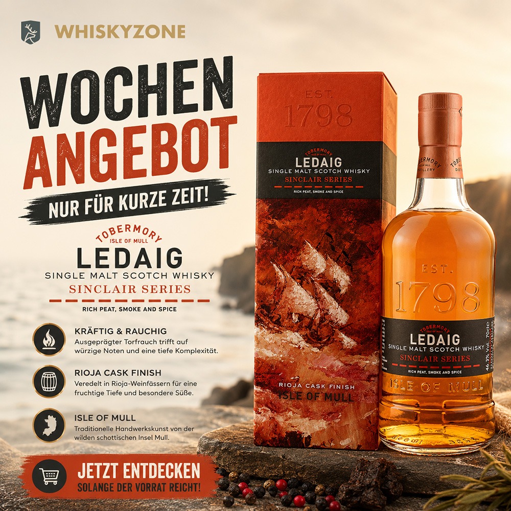 Whiskyzone Wochenangebot KW 28 – reduzierte Whisky- und Rum-Highlights der Woche