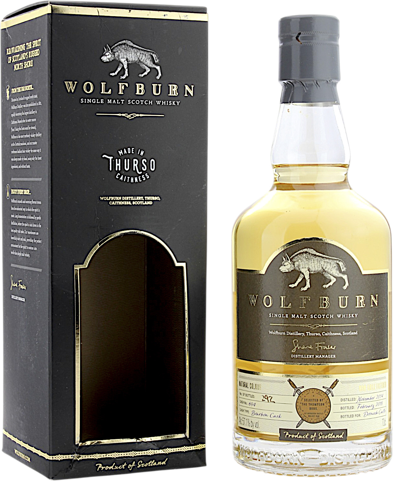 Wolfburn 2014/2018 Dornoch Castle Single Cask 57.1% 0,7l