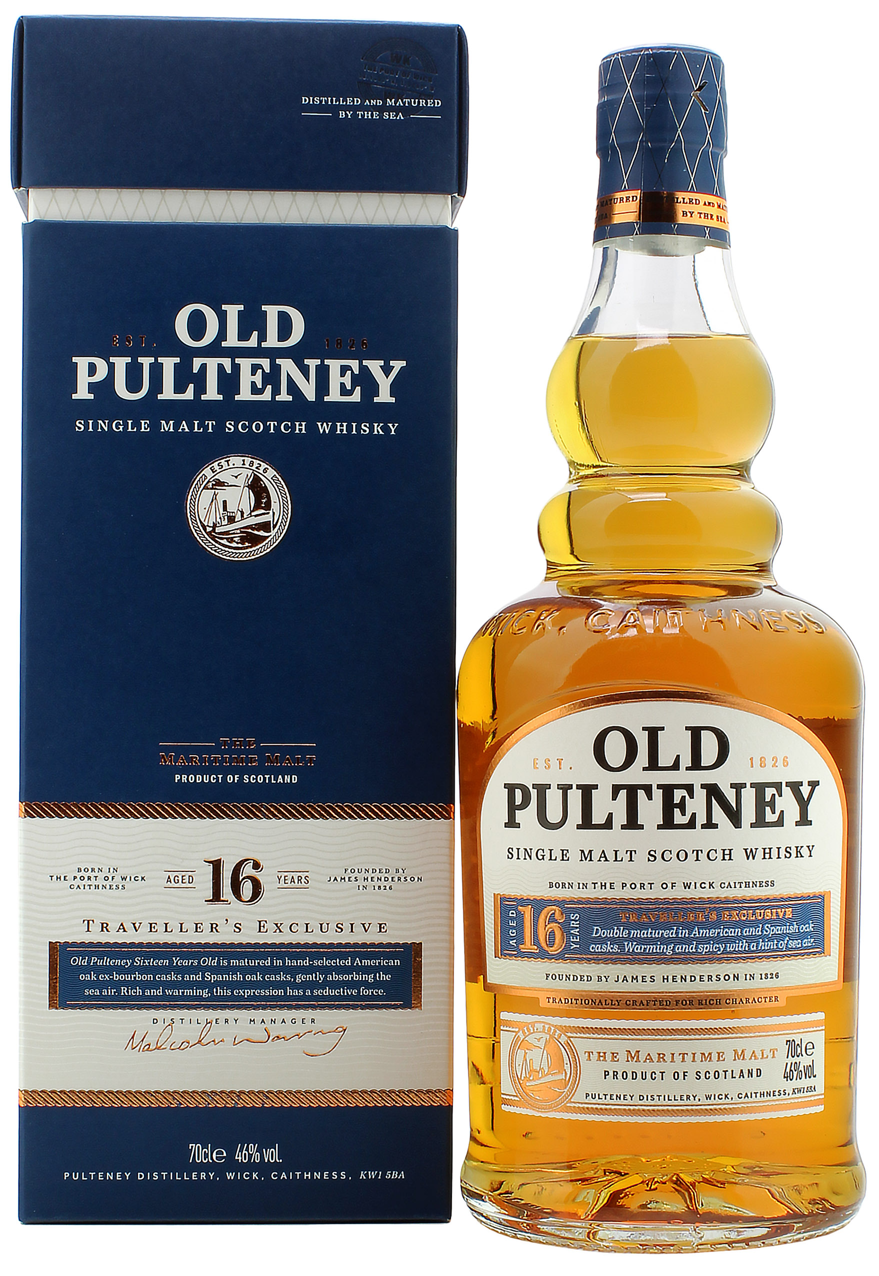 Old Pulteney 16 Jahre 46.0% 0,7l