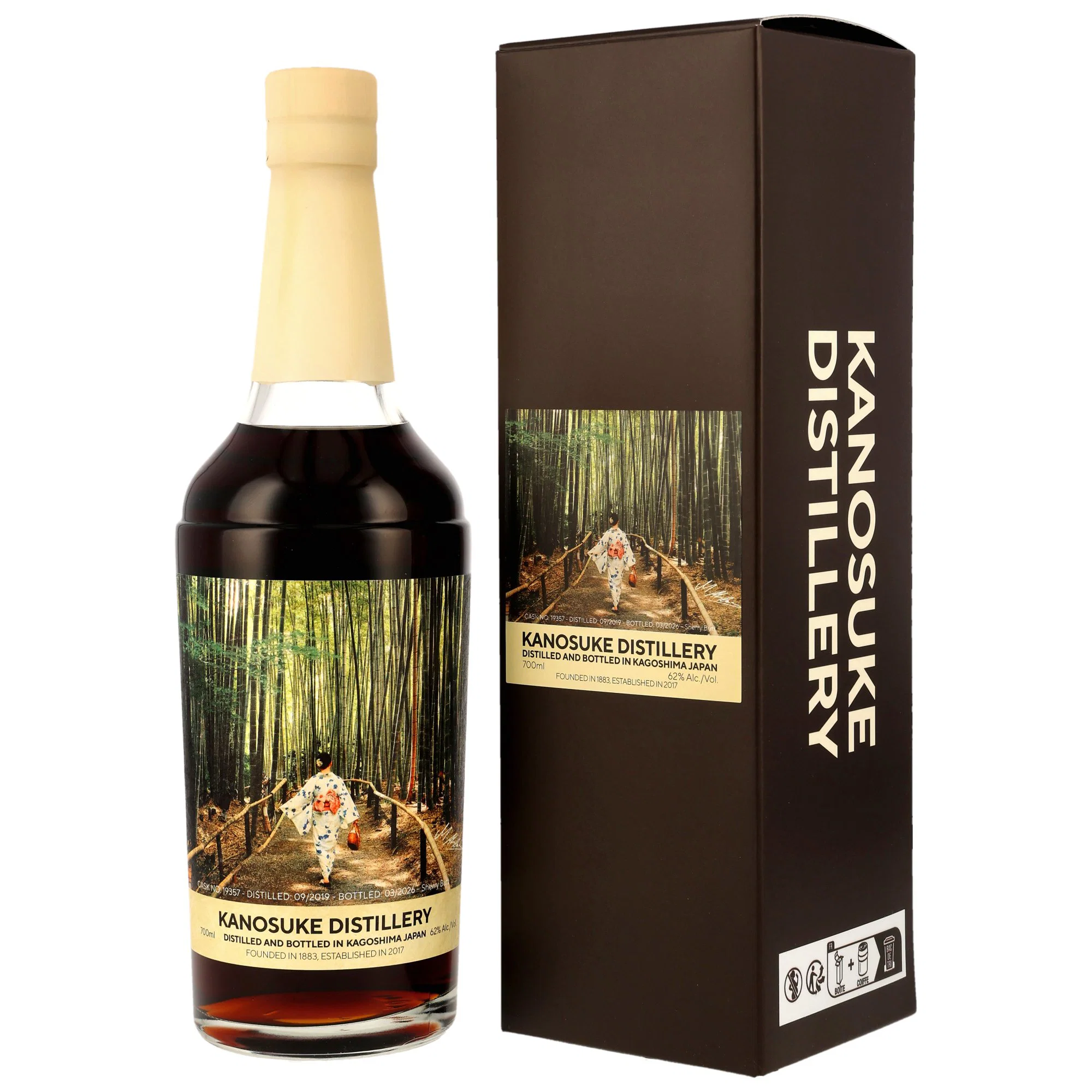 Kanosuke 6 Jahre 2019/2026 Sherry Butt #19357 50th Anniversary Kirsch Import 62.0% 0,7l