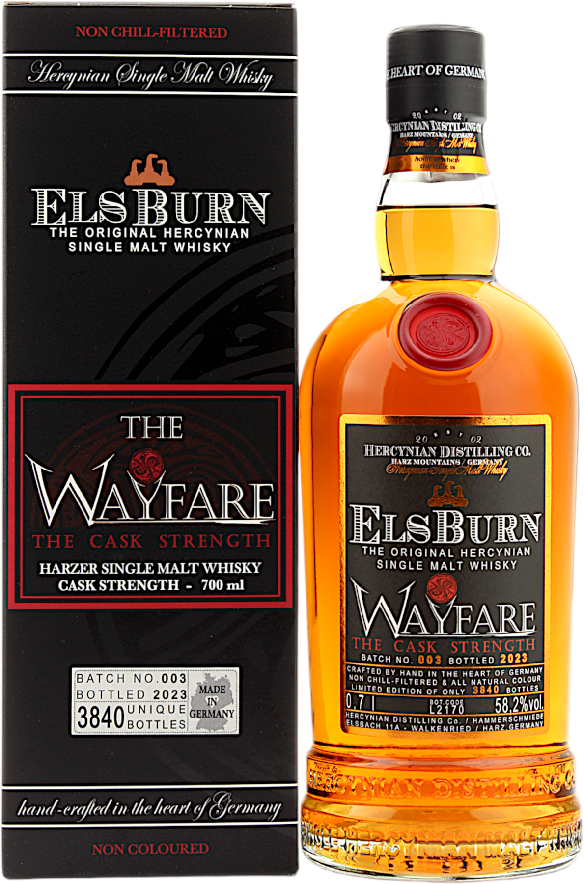 Elsburn Wayfare Cask Strength 2023 Batch 3 58.2% 0,7l Elsburn Wayfare Cask Strength 2023 Batch 3 58.2% 0,7l