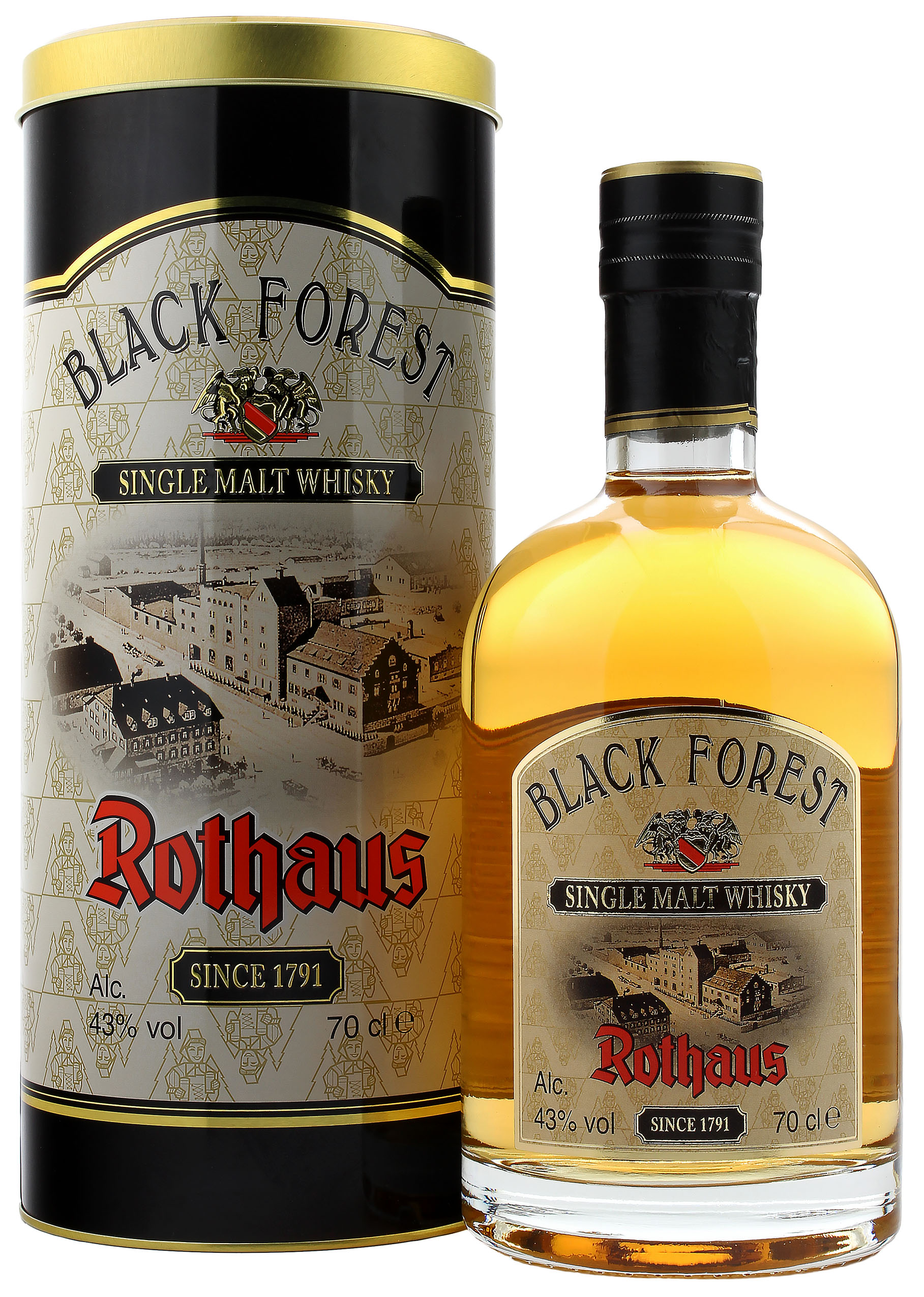 Rothaus Black Forest Single Malt (Deutschland) 43.0% 0,7l