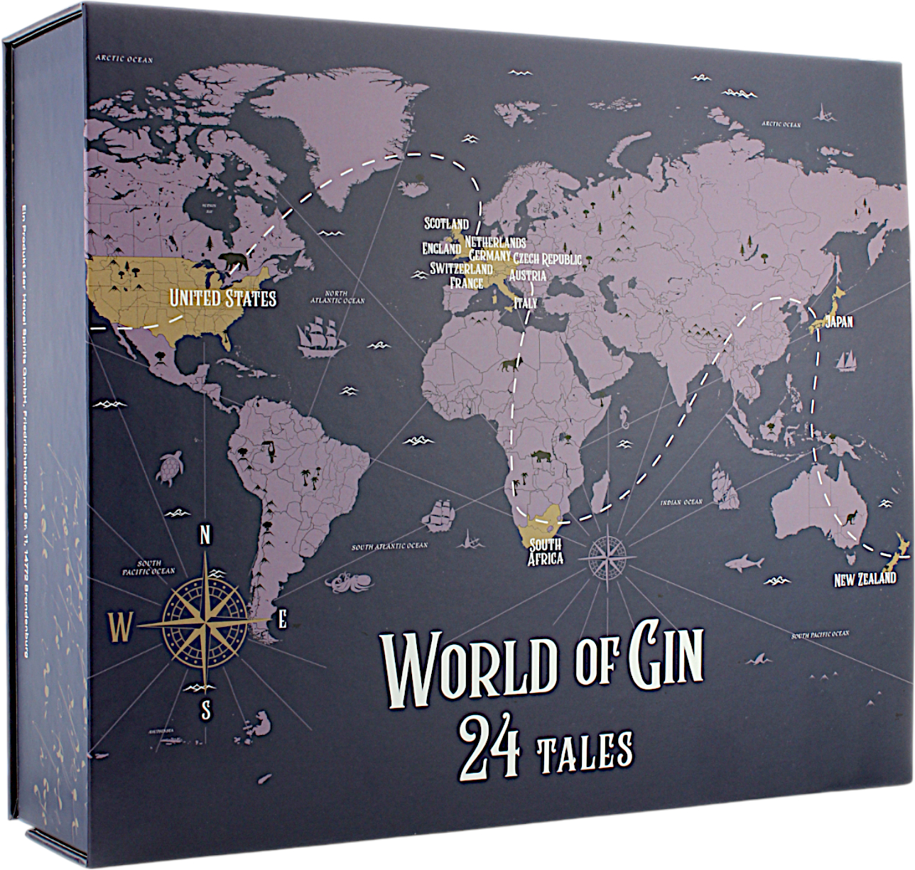 World of Gin Adventskalender 2025 Rumpiraten 42.3% 24x30ml 