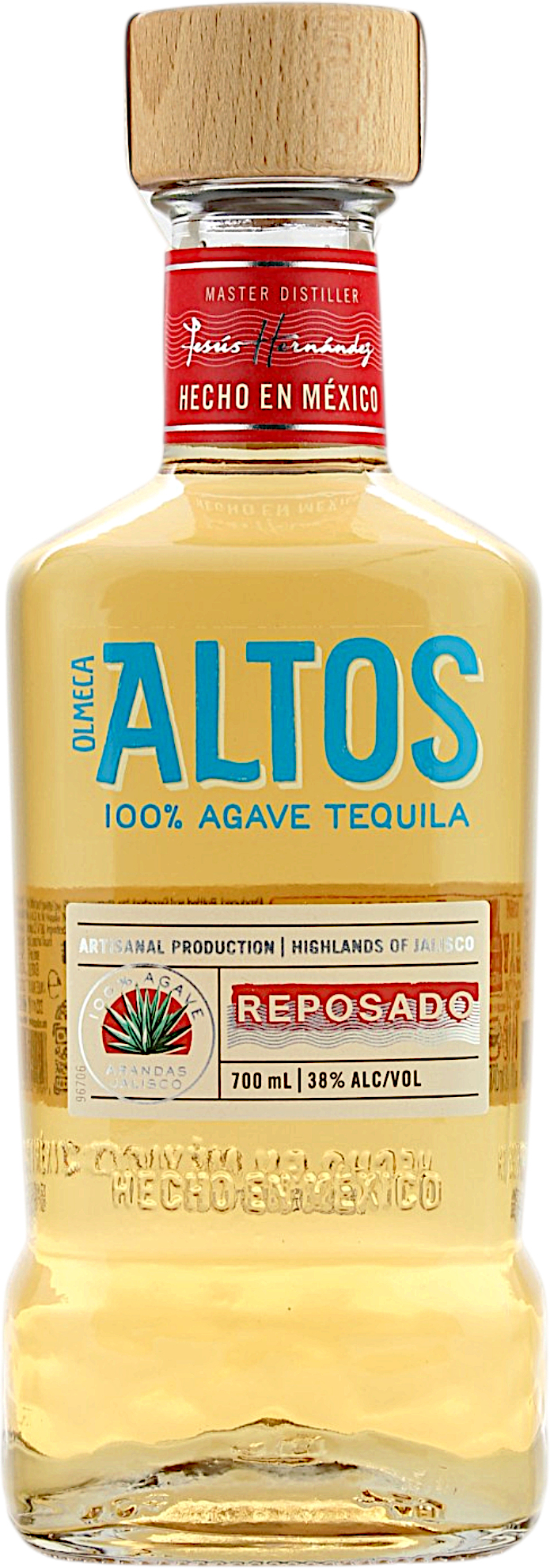 Olmeca Altos Reposado Tequila 38.0% 0,7l