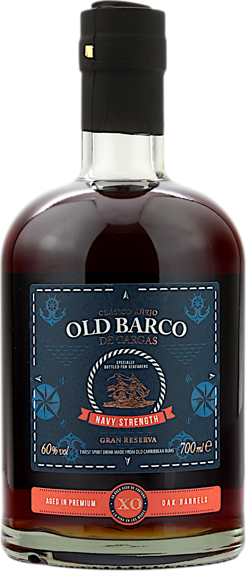 Ron Barco De Cargas XO Navy Strength 60.0% 0,7l