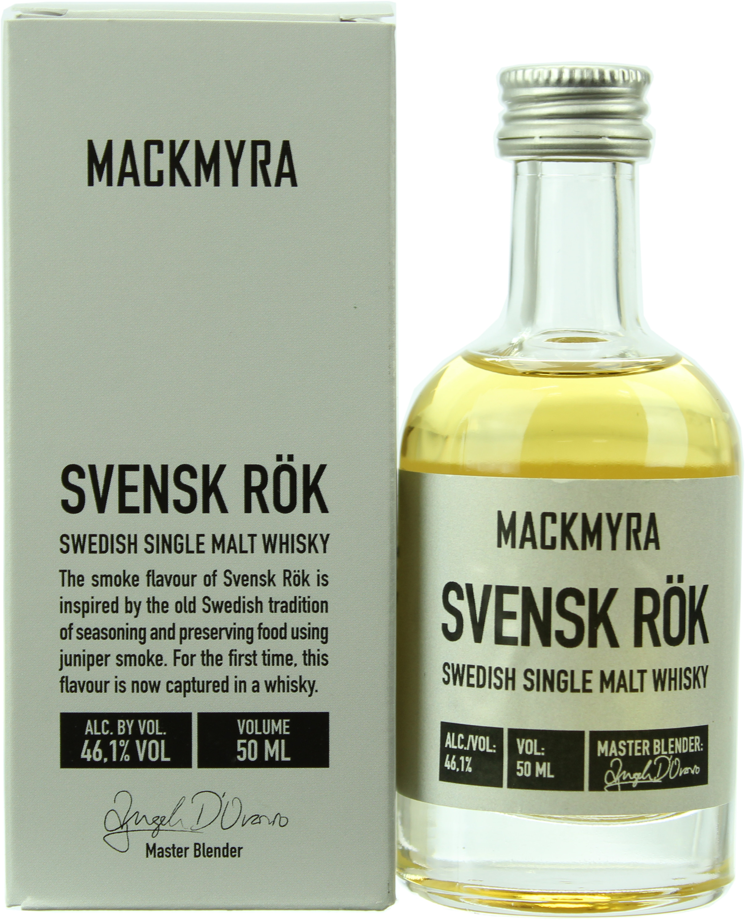 Miniatur Mackmyra Svensk Rök Peated (Schweden) 46.1% 0,05l