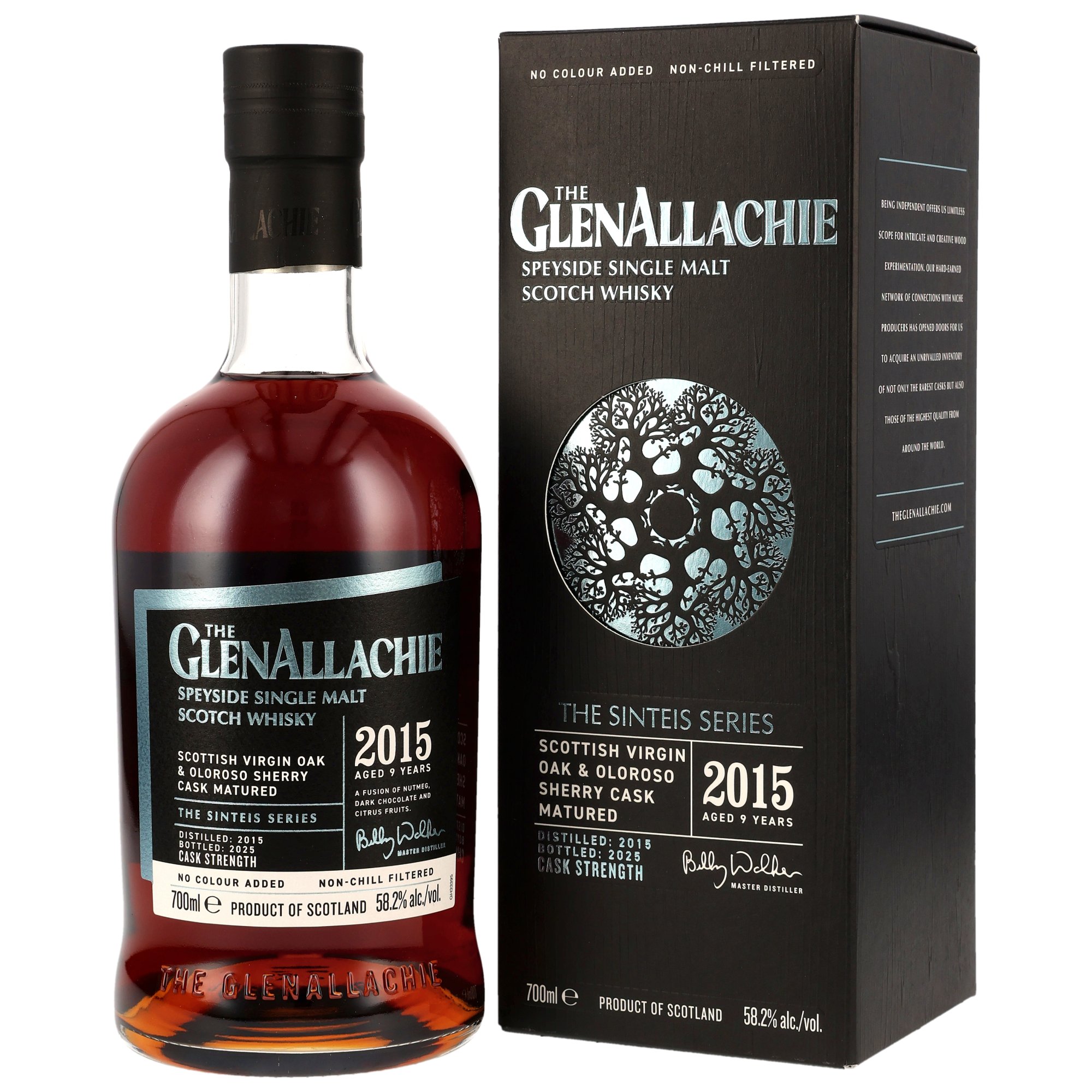 Glenallachie 9 Jahre 2015/2025 Sinteis Series Part II Virgin Oak and Oloroso Casks 58.2% 0,7l