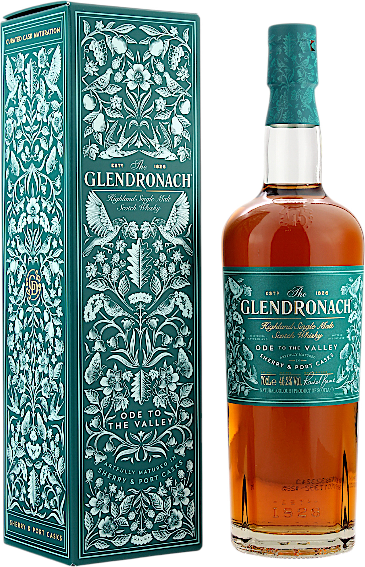 Glendronach Ode to the Valley Sherry & Port Cask The Master’s Anthology 46.2% 0,7l Glendronach Ode to the Valley Sherry & Port Cask The Master’s Anthology 46.2% 0,7l