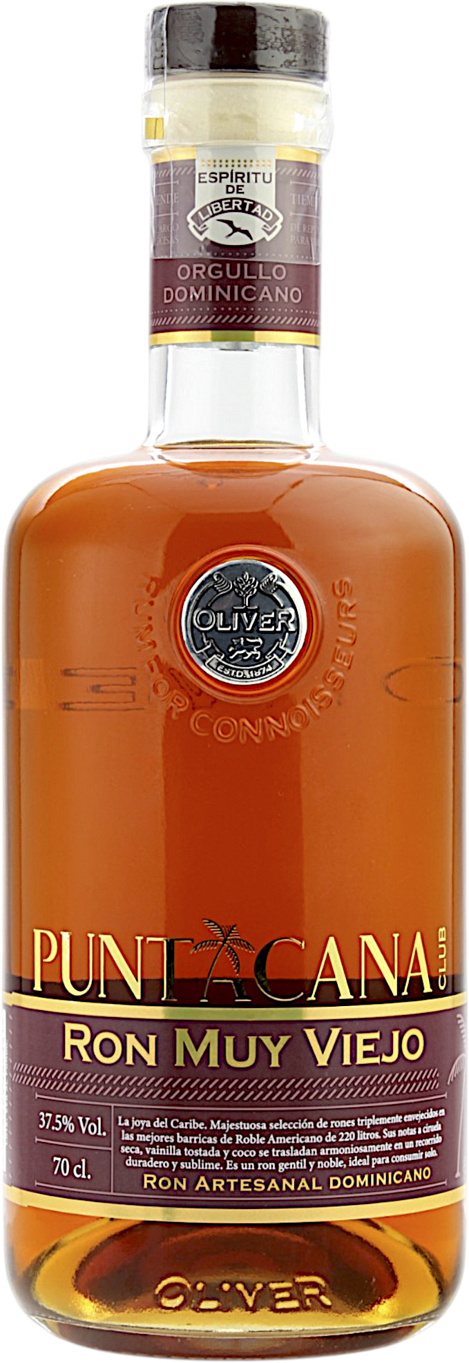 Oliver & Oliver PuntaCana Club Ron Muy Viejo 37.5% 0,7l