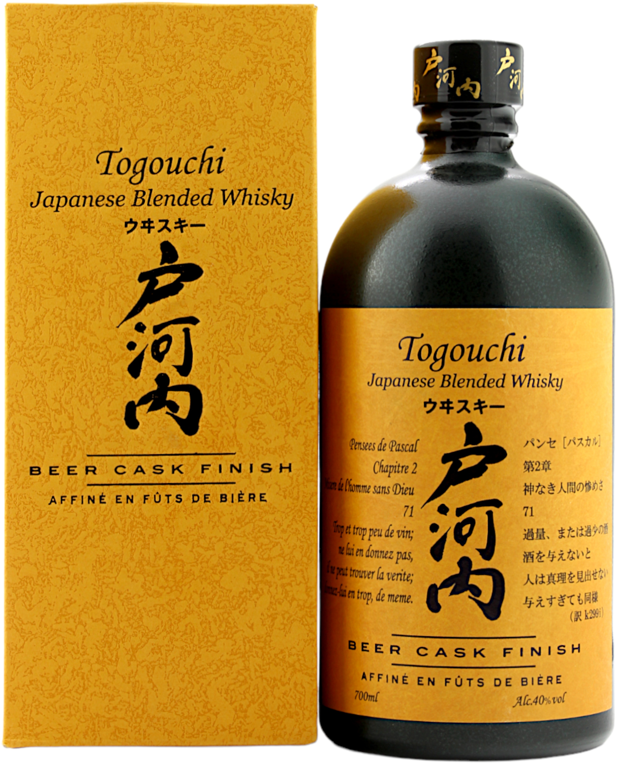 Togouchi Beer Cask Finish (Japan) 40.0% 0,7l