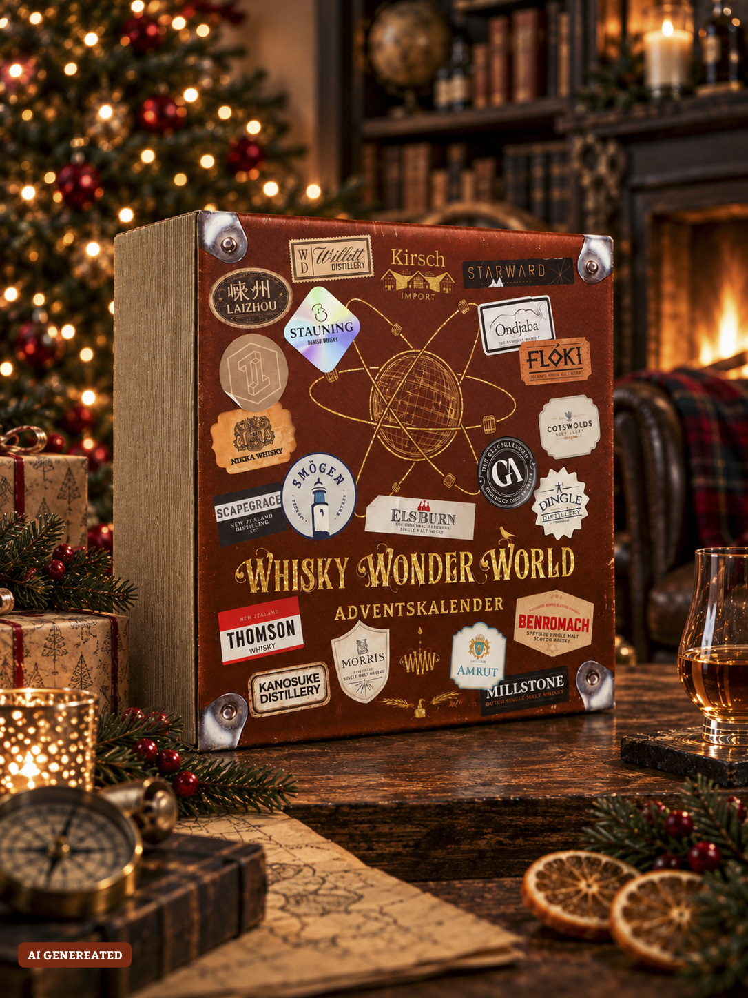 Whisky Adventskalender 2026 Whisky Wonder World 48.7% 24x20ml