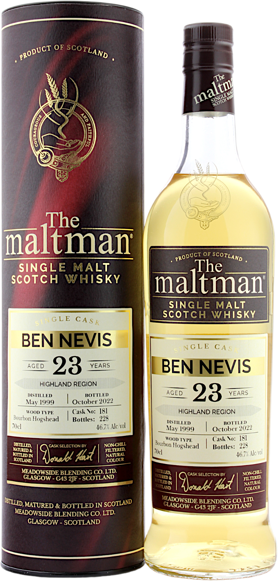 Ben Nevis 23 Jahre 1999/2022 The Maltman 46.7% 0,7l