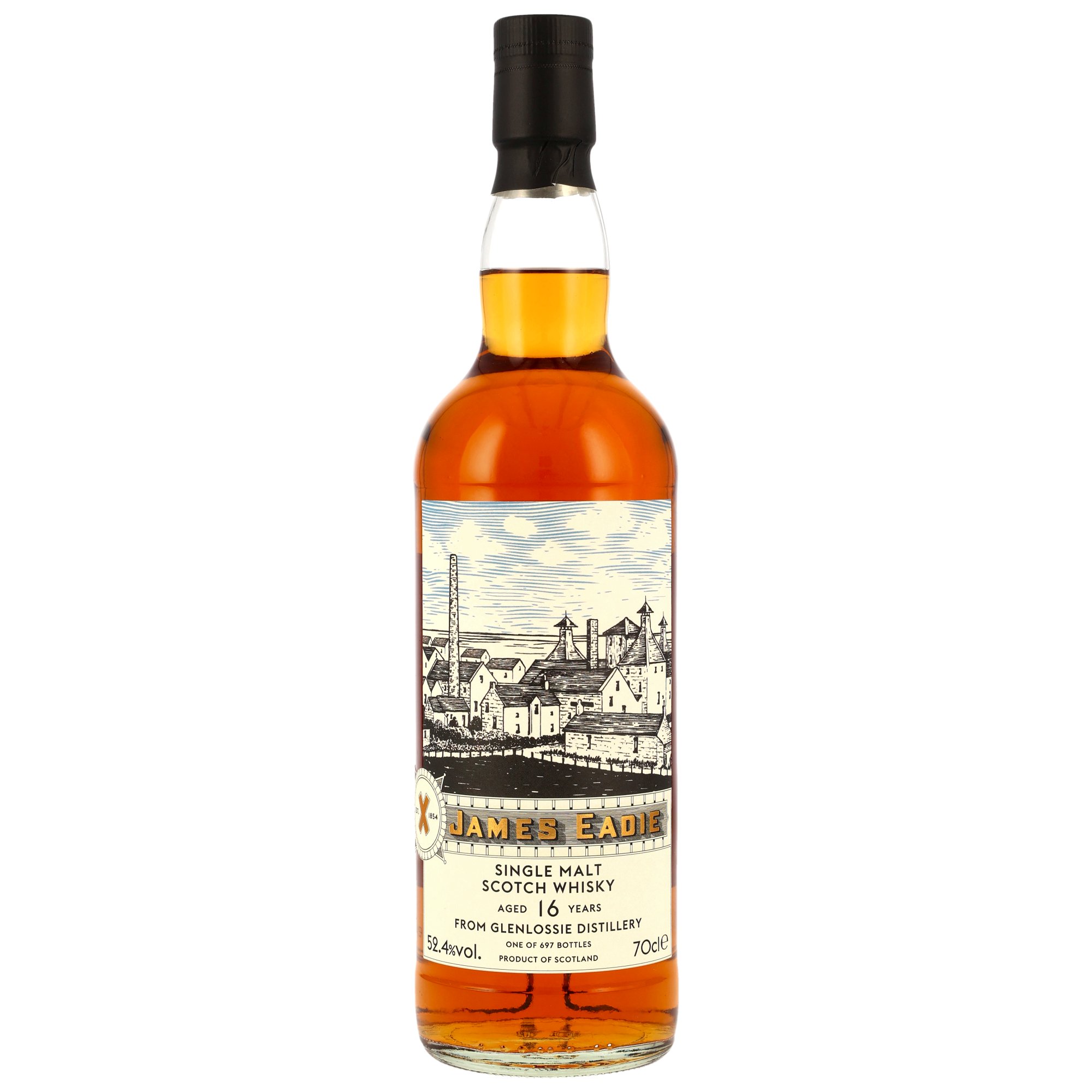 Glenlossie 16 Jahre 2009/2025 Oloroso Sherry Butt #367510 James Eadie 52.4% 0,7l