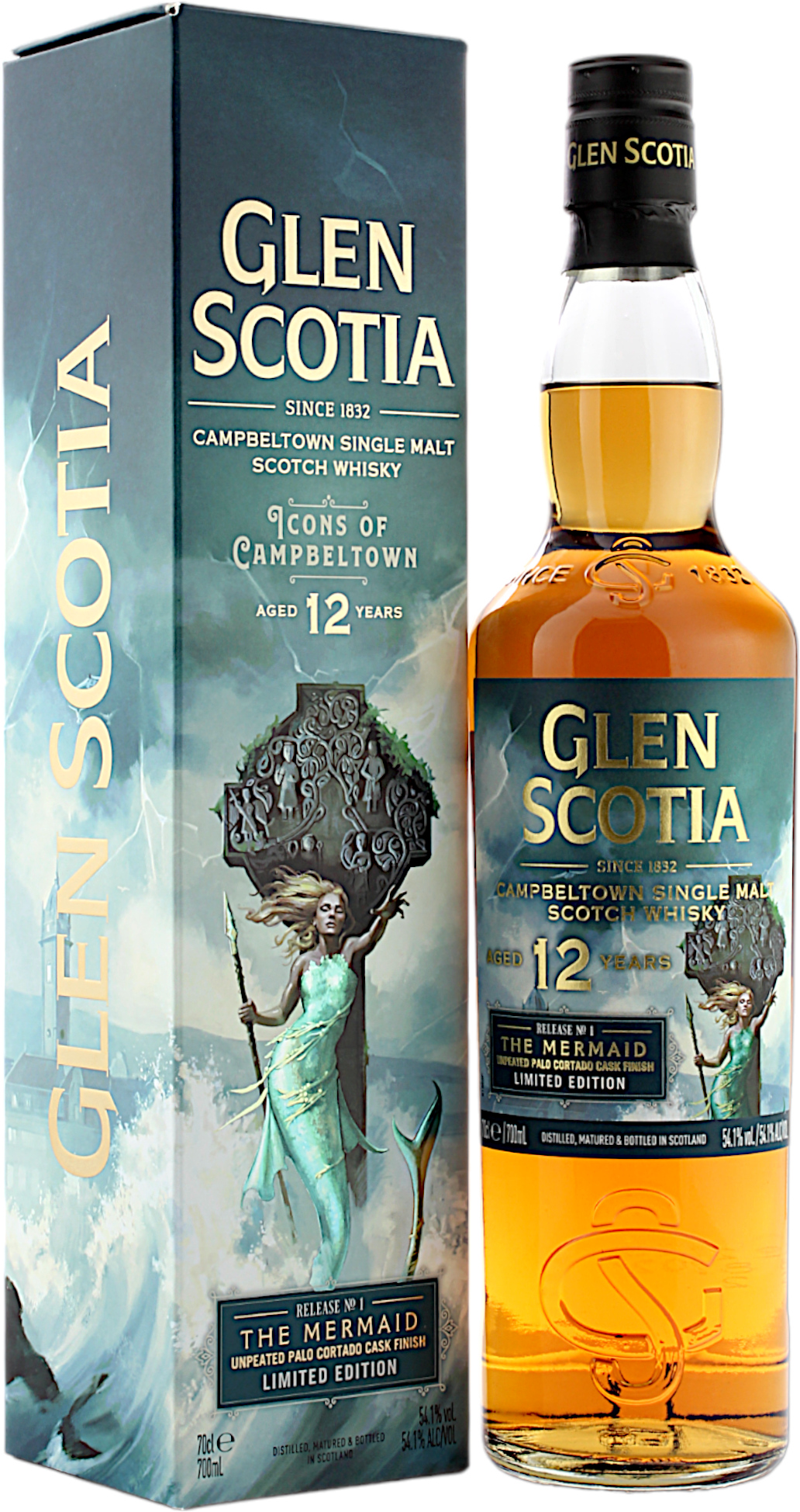 Glen Scotia 12 Jahre The Mermaid Release No.1 Limited Edition 54.1% 0,7l