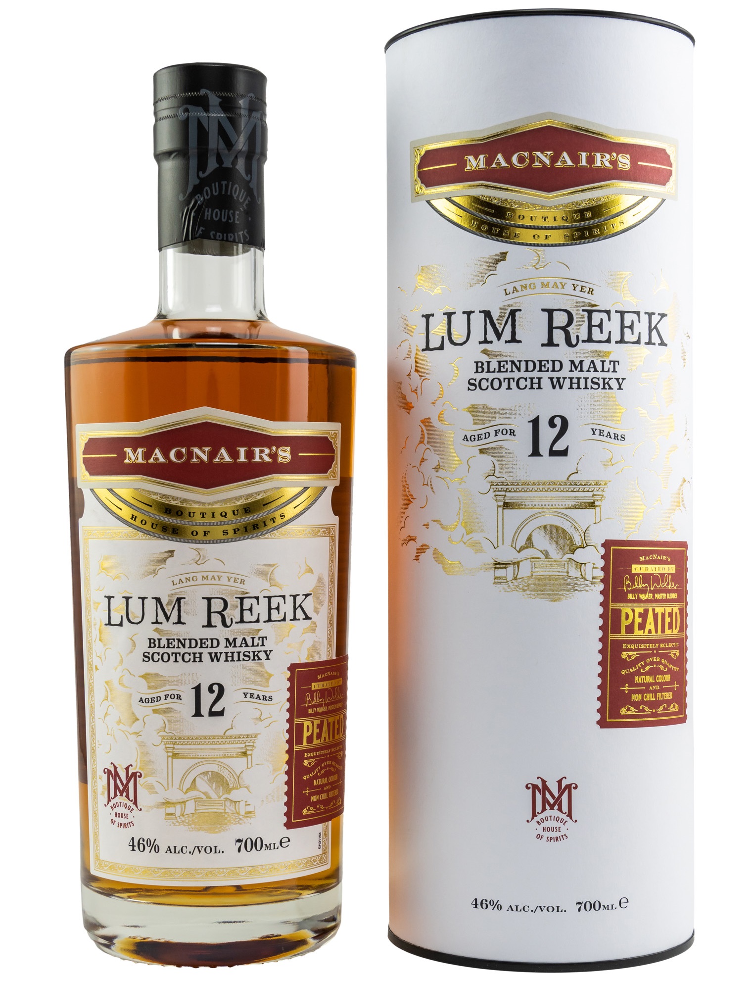 MacNair's Lum Reek 12 Jahre Peated 46.0% 0,7l