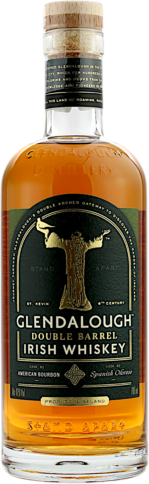 Glendalough Double Barrel Single Grain Whiskey 42.0% 0,7l