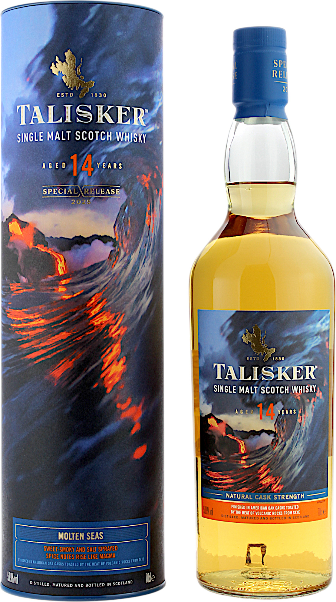 Talisker 14 Jahre Molten Seas Special Release 2025 53.9% 0,7l