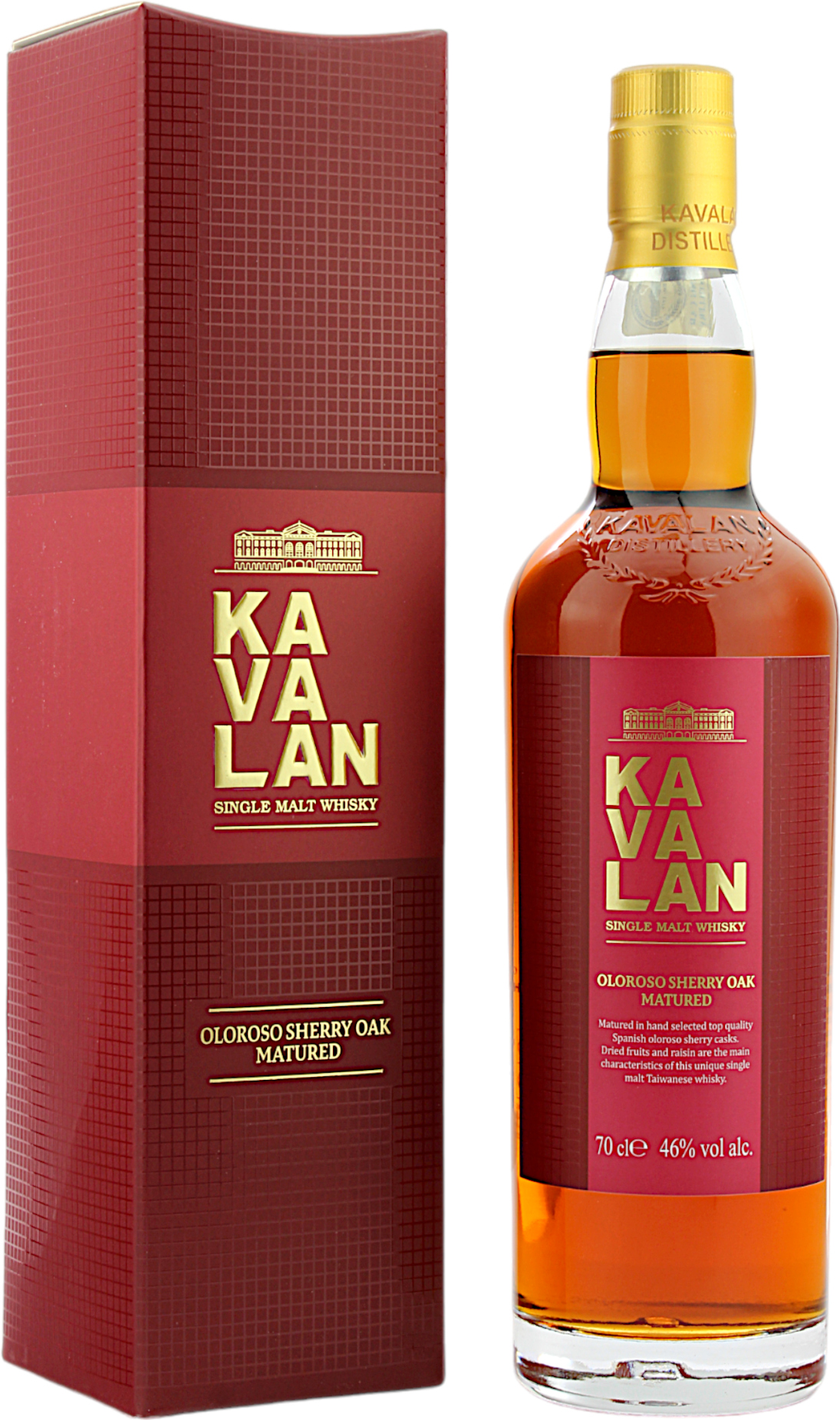 Kavalan Sherry Oak (Taiwan) 46.0% 0,7l Kavalan Sherry Oak (Taiwan) 46.0% 0,7l