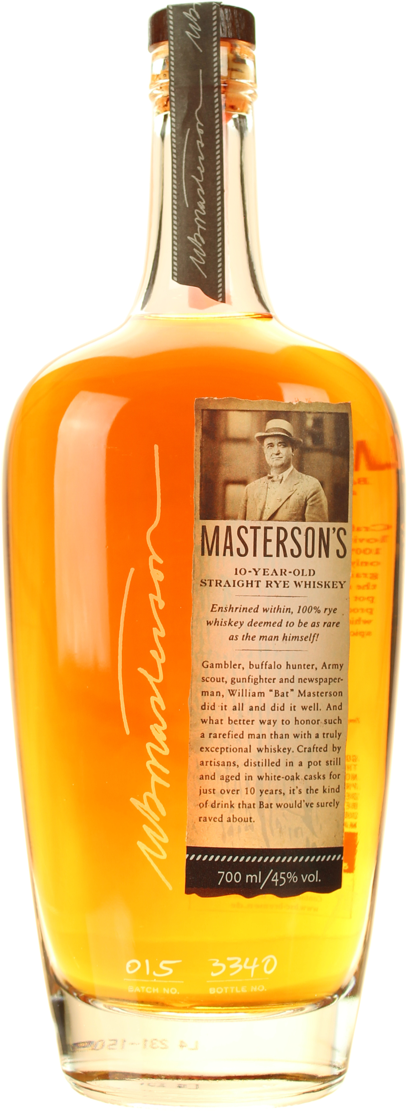 Masterson's Rye 10 Jahre (Kanada) 45.0% 0,7l