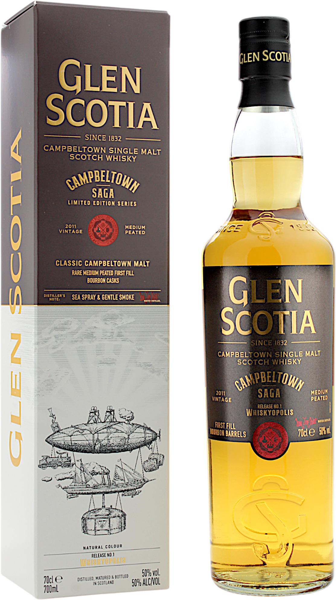 Glen Scotia 14 Jahre 2011/2025 Campbeltown Saga Edition 1 50.0% 0,7l