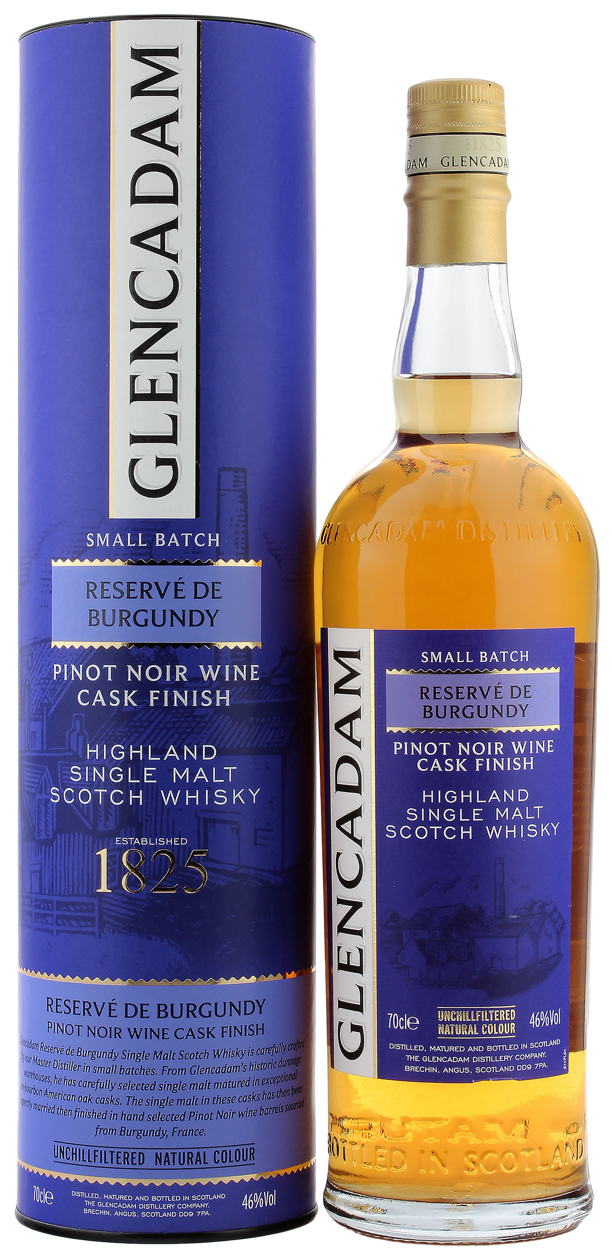 Glencadam Reserve de Burgundy - Pinot Noir Wine Cask Finish 46.0% 0,7l