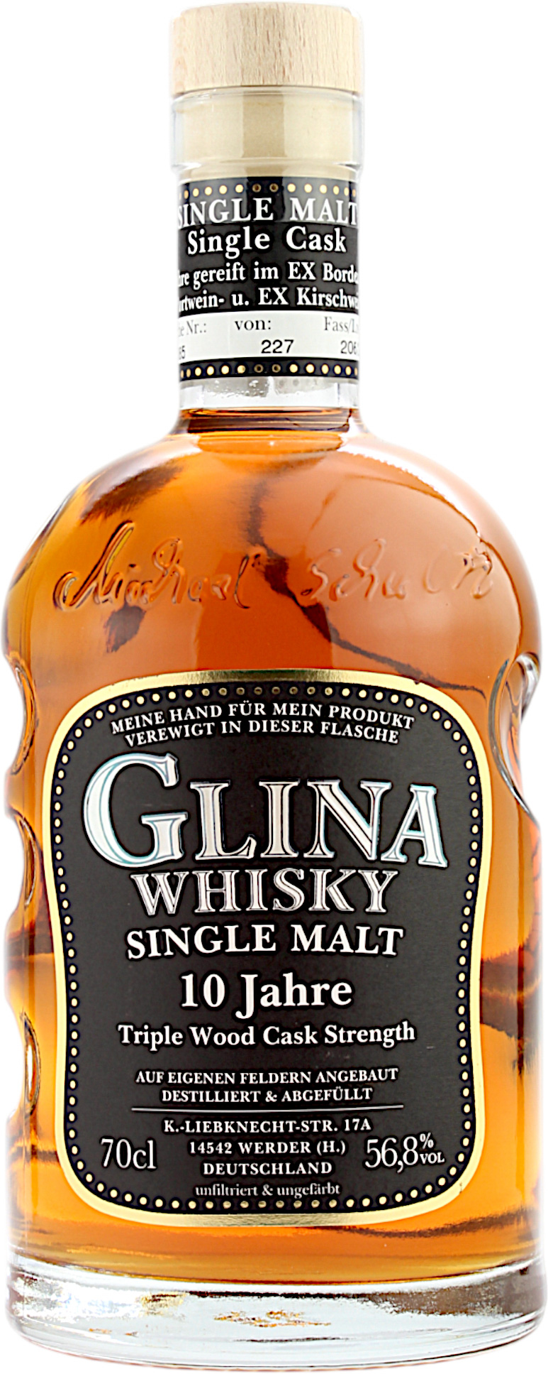 Glina 10 Jahre Triple Wood Cask Strength 56.8% 0,7l