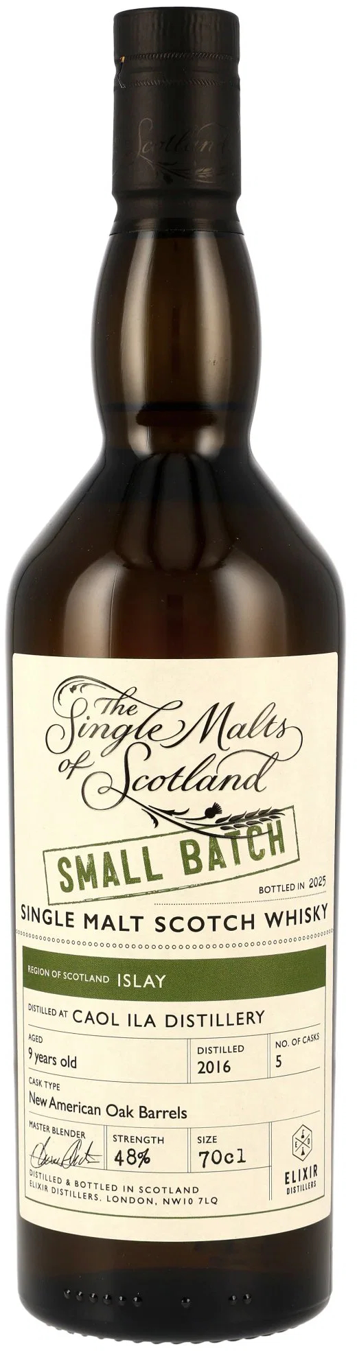 Caol Ila 9 Jahre 2016/2025 New American Oak Barrels Small Batch SMoS 48.0% 0,7l