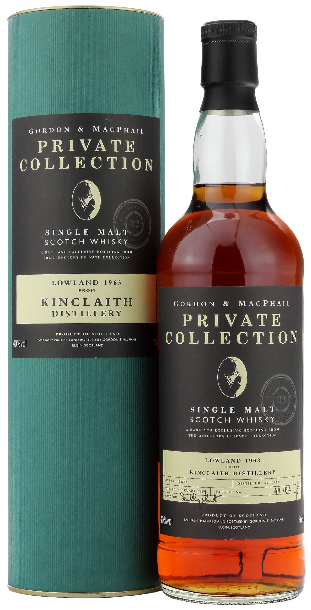 Kinclaith Private Collection 32 Jahre 1963/1996 Gordon MacPhail 40.0% 0,7l Kinclaith Private Collection 32 Jahre 1963/1996 Gordon MacPhail 40.0% 0,7l