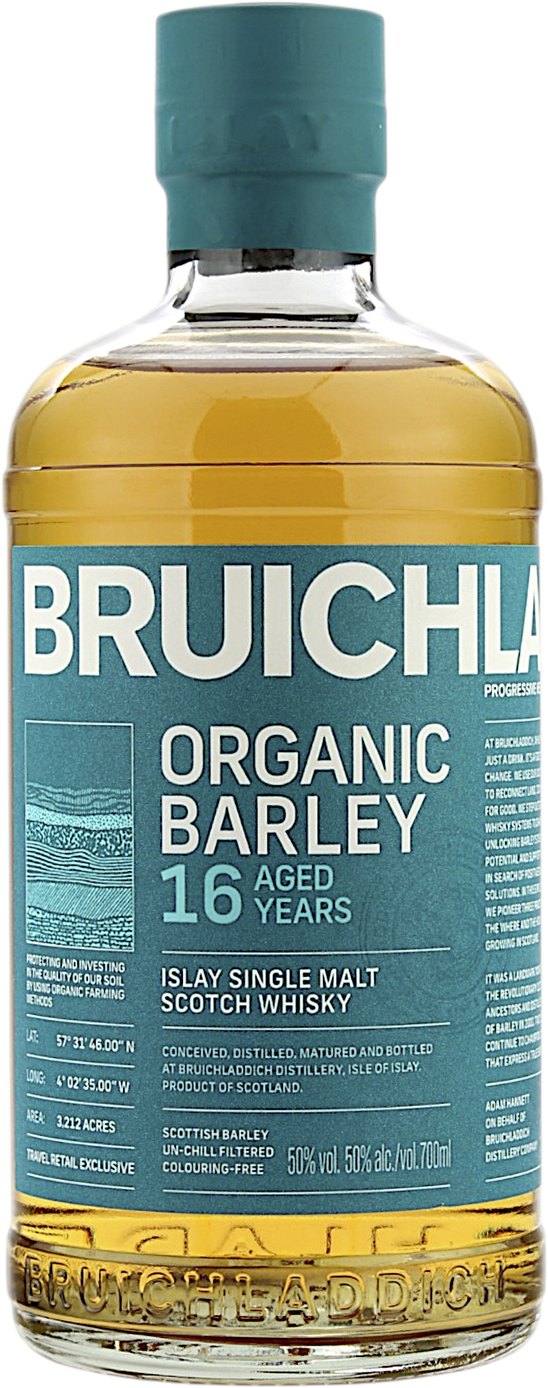 Bruichladdich 16 Jahre Organic Barley 50.0% 0,7l