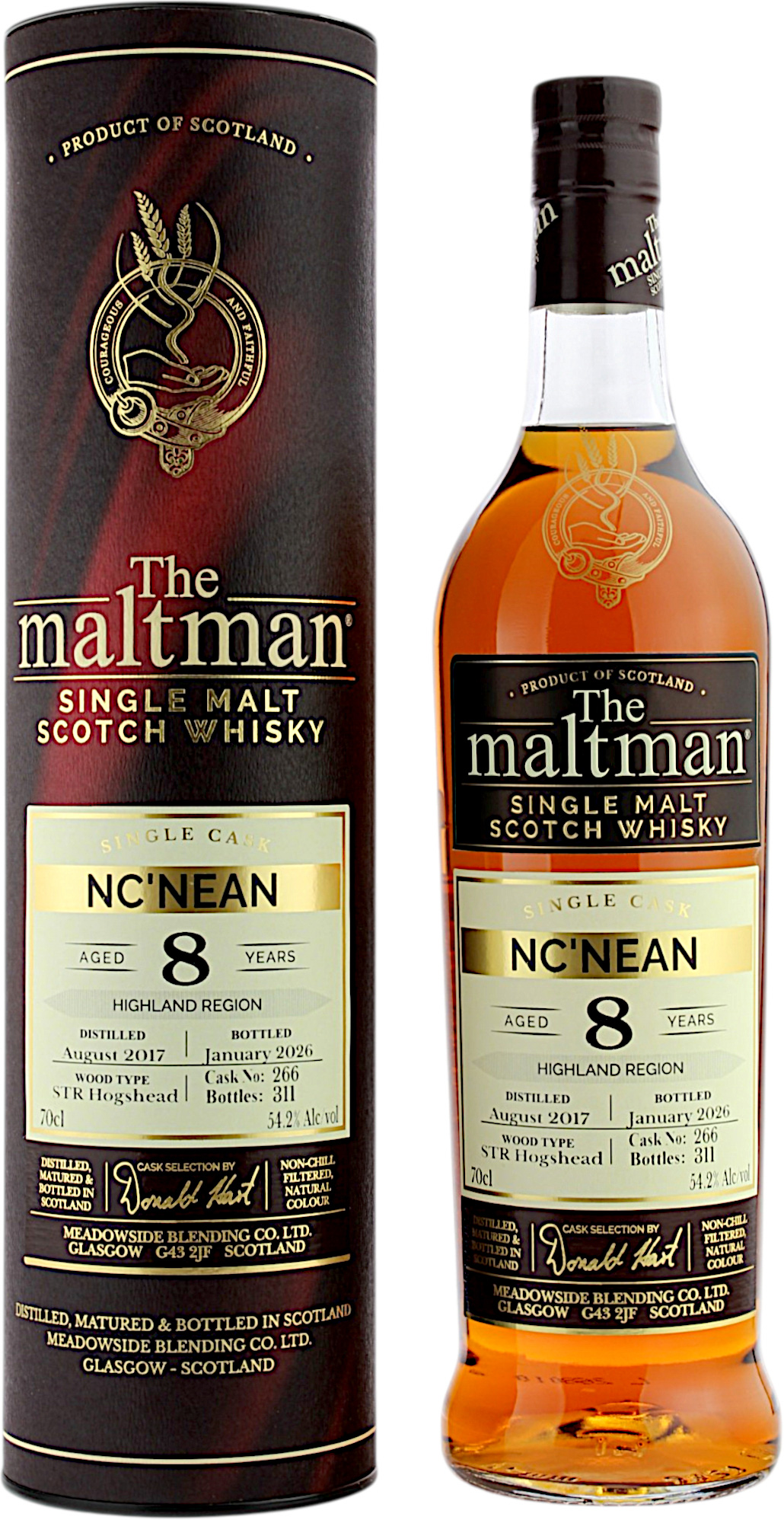 Nc'Nean 8 Jahre 2017/2026 STR Cask The Maltman 54.2% 0,7l