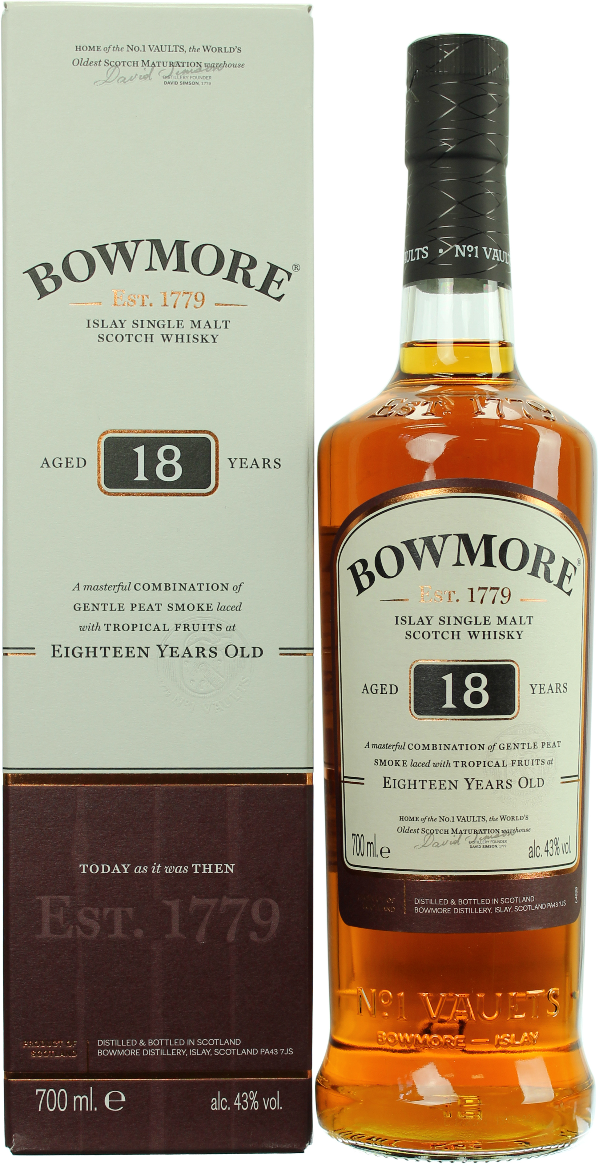 Bowmore 18 Jahre 43.0% 0,7l