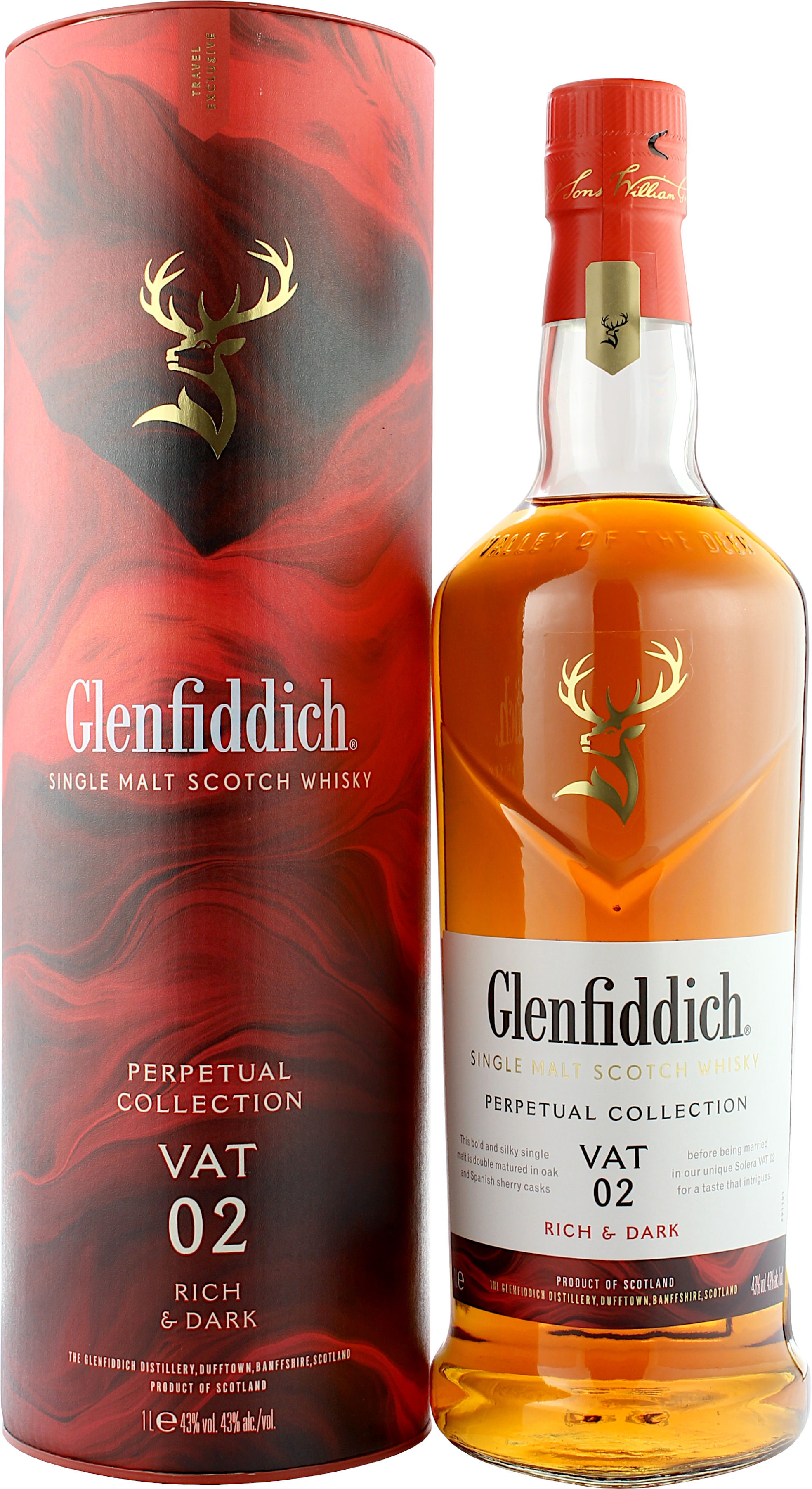 Glenfiddich Perpetual VAT 02 Rich & Dark 43.0% 1 Liter