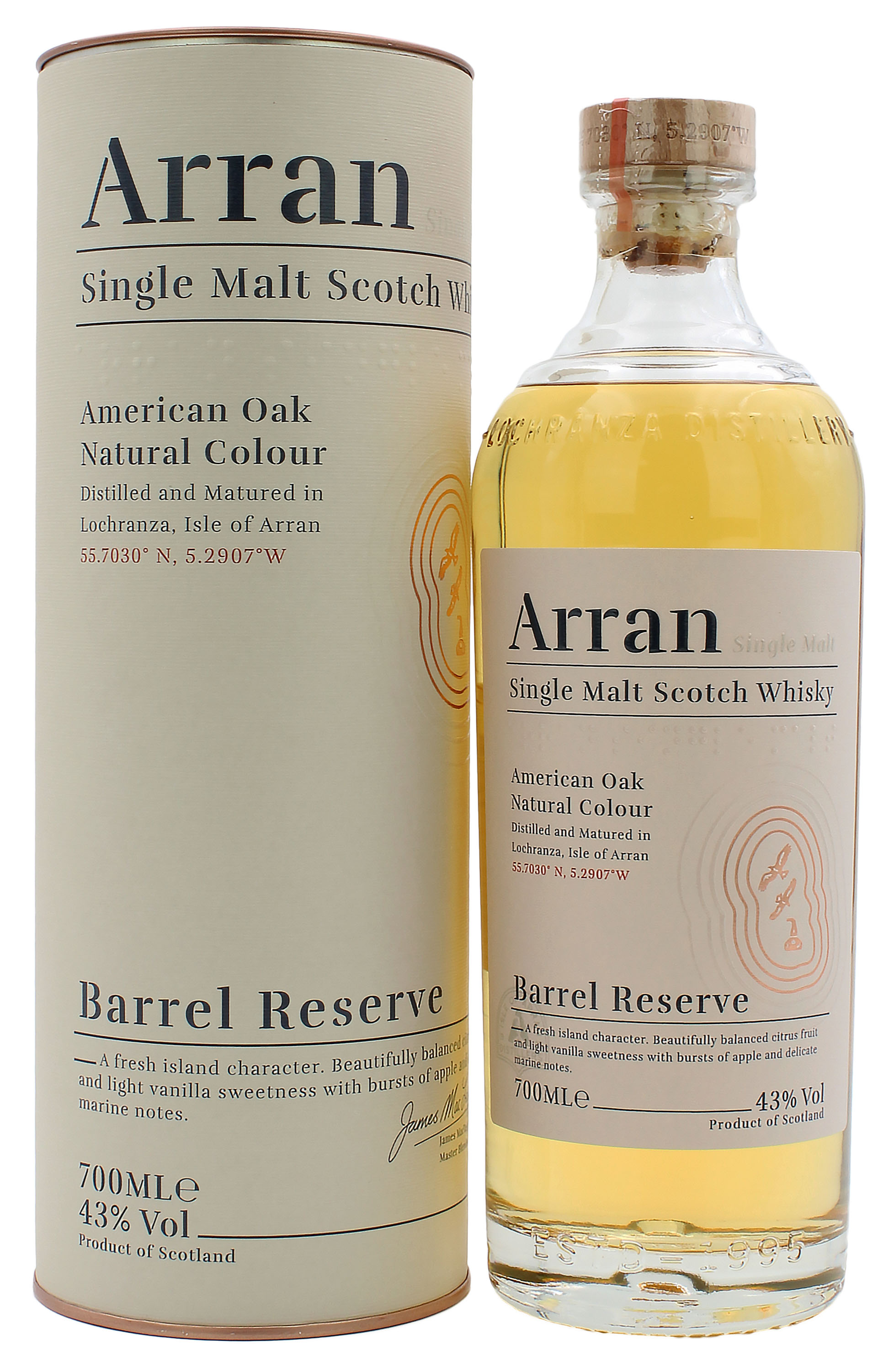 Arran Barrel Reserve American Oak 43.0% 0,7l