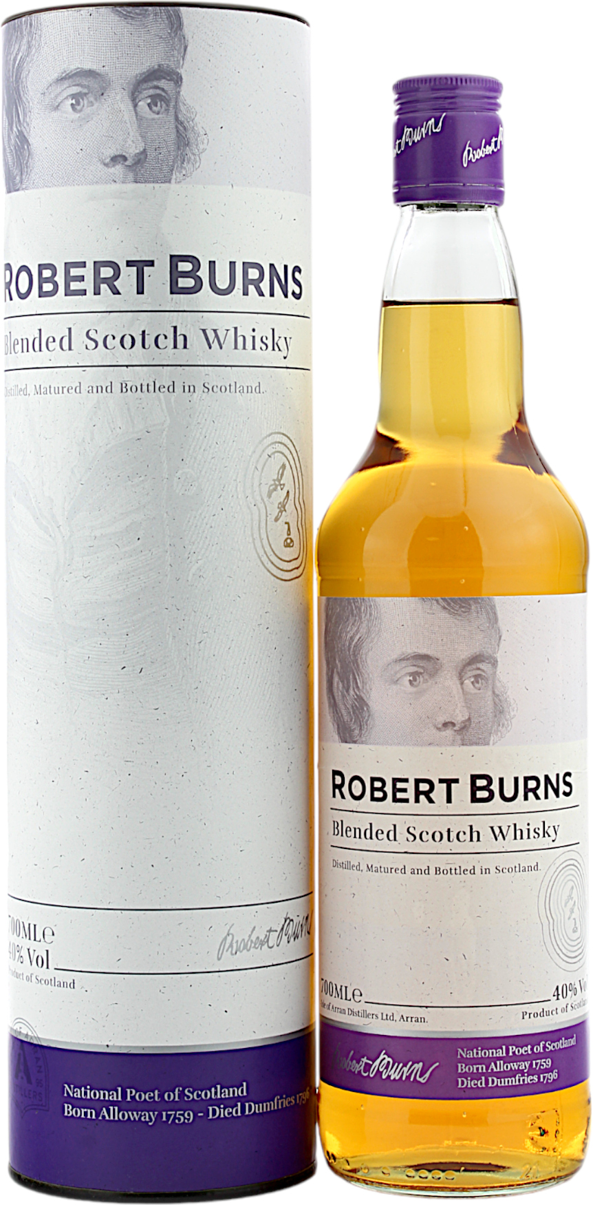 Arran Robert Burns Blended Whisky 40.0% 0,7l