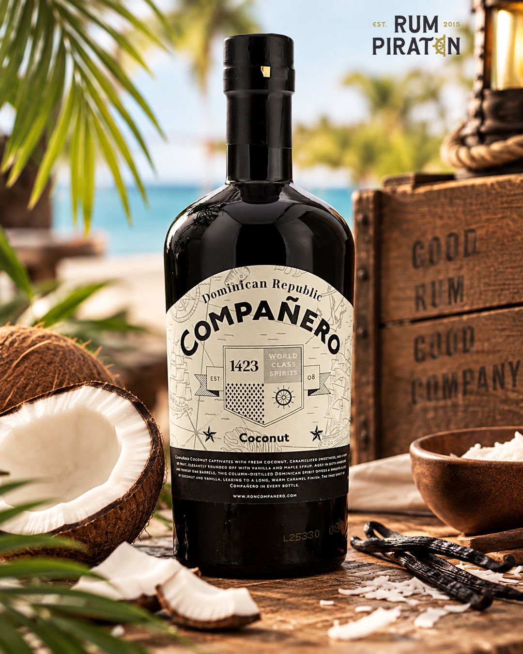 Companero Ron Coconut 40.0% 0,7l – Ansicht 2