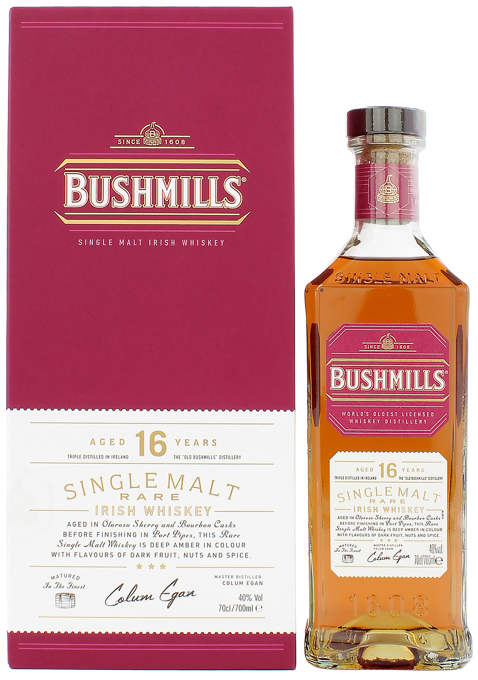 Bushmills Three Woods 16 Jahre 40.0% 0,7l