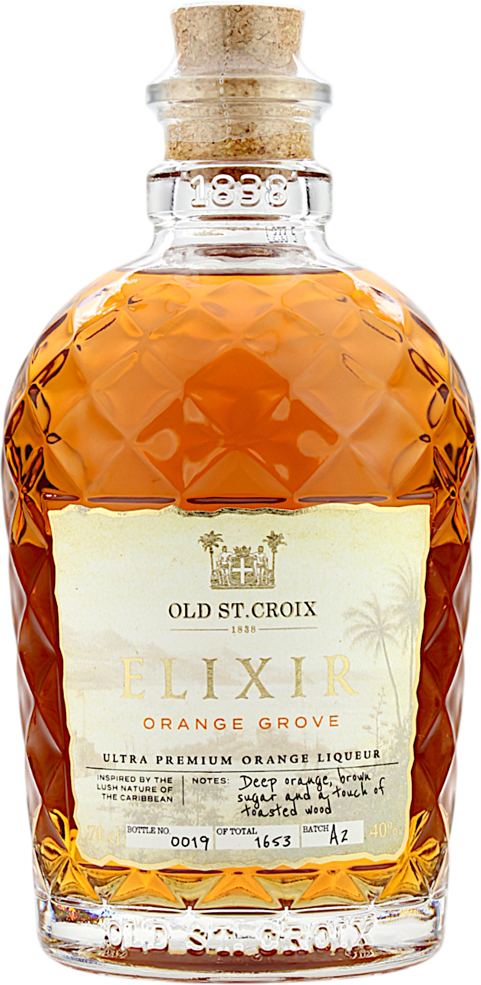 Old St. Croix Elixier Orange Grove Ultra Premium Orange Liqueur 40.0% 0,7l