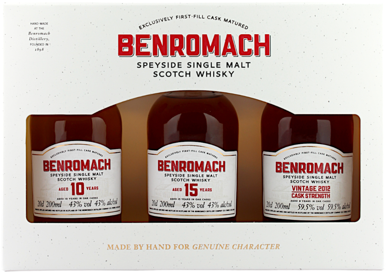 Benromach Trio Geschenkset 48.5% 3x0,2l