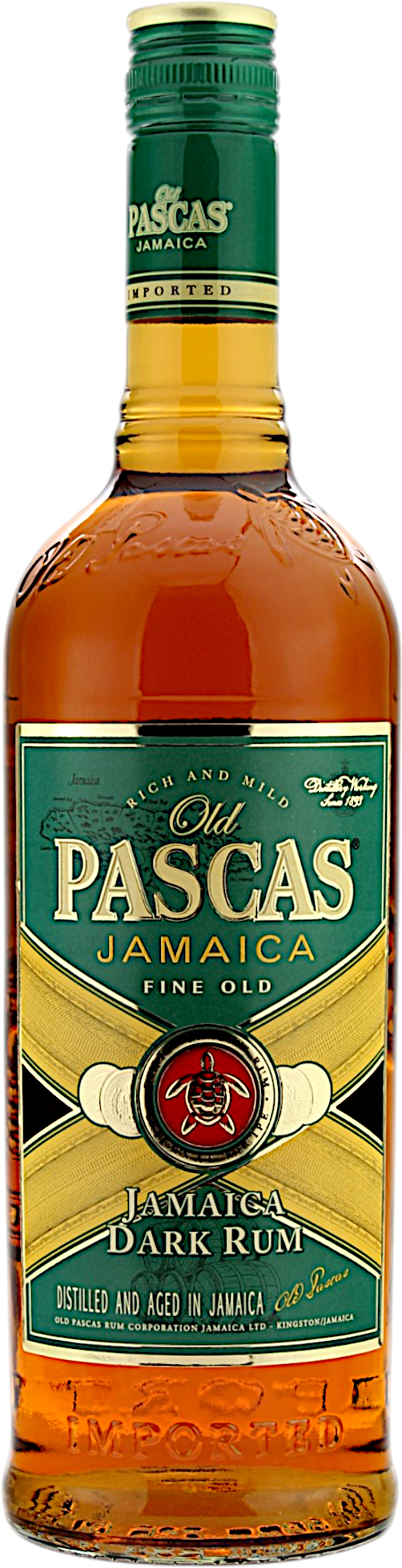 Old Pascas Jamaica Dark Rum 40.0% 0,7l