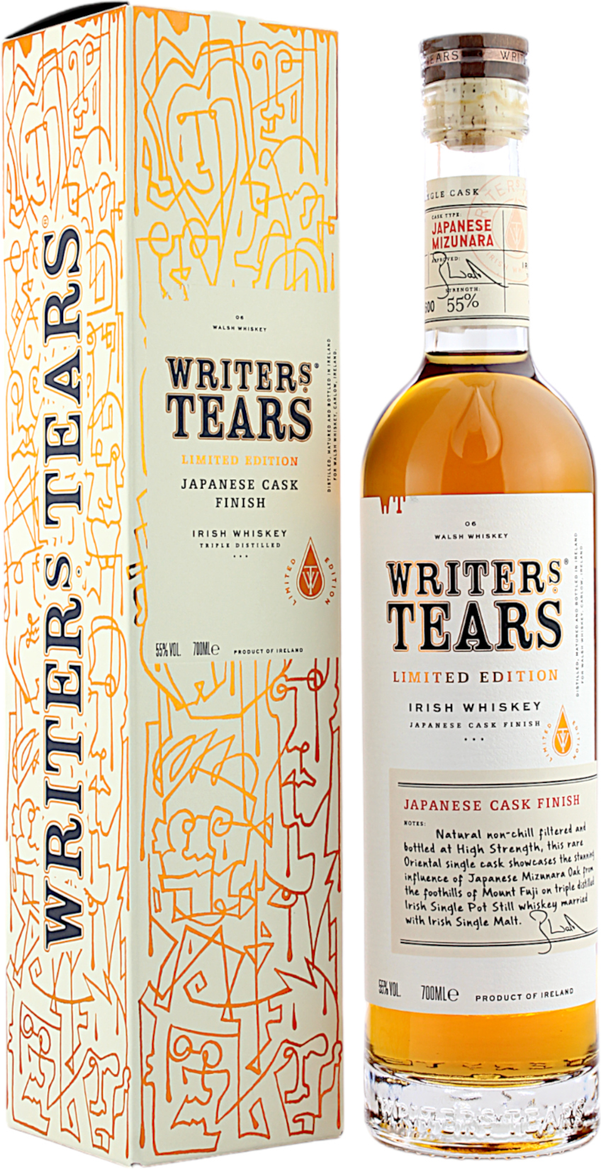 Writer's Tears Japanese Mizunara Cask Finish Limited Edition 55.0% 0,7l
