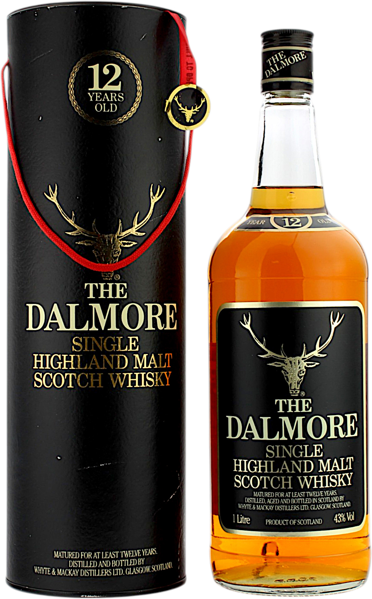 Dalmore 12 Jahre Black Label 1980s 43.0% 1 Liter