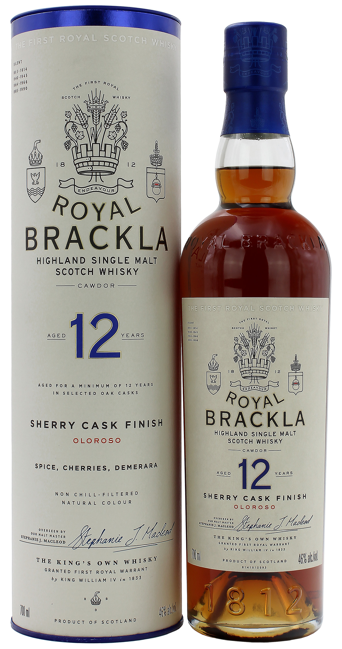 Royal Brackla 12 Jahre 46.0% 0,7l