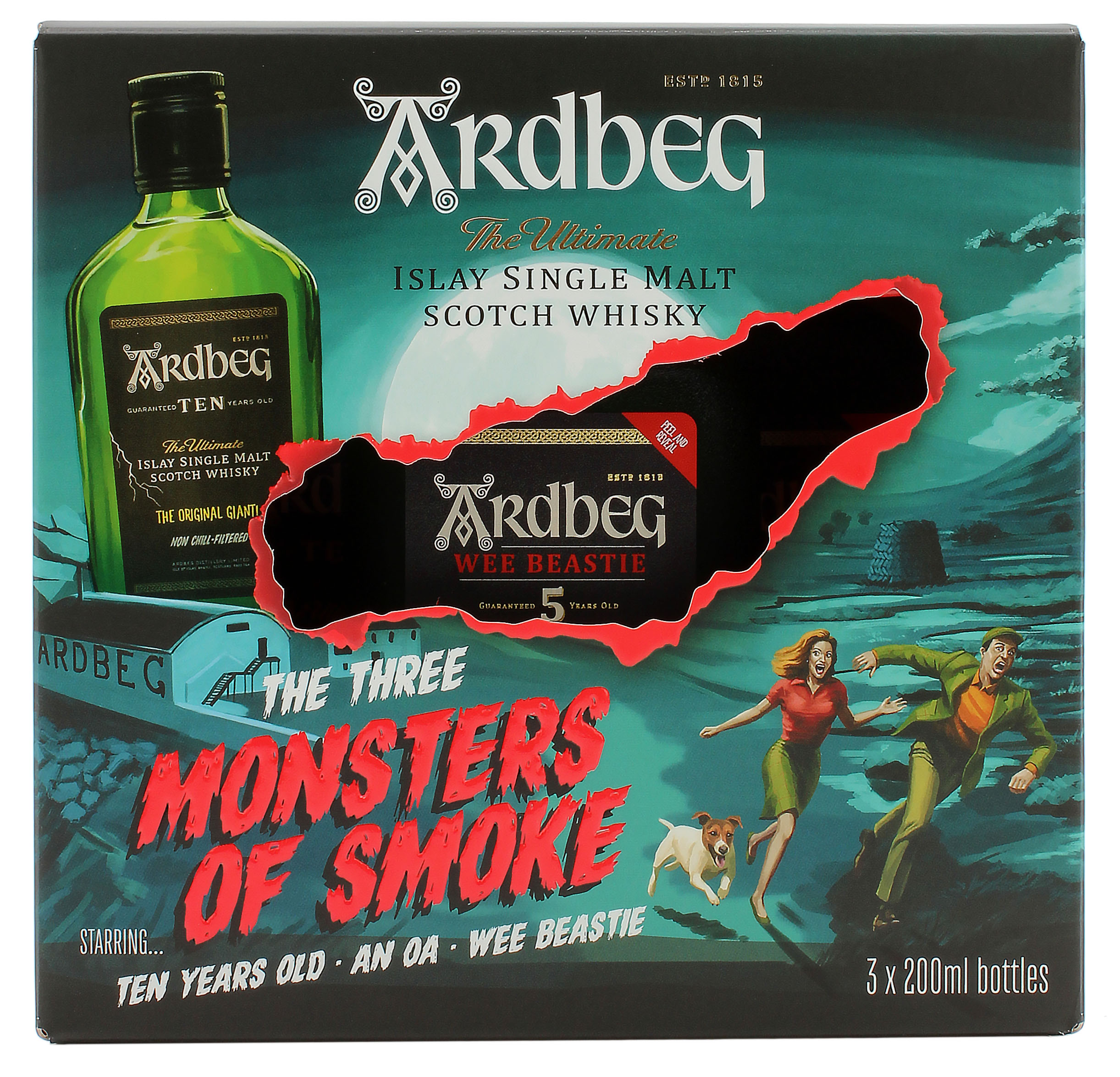 Ardbeg Monsters of Smoke 46.7% 3x0,2l